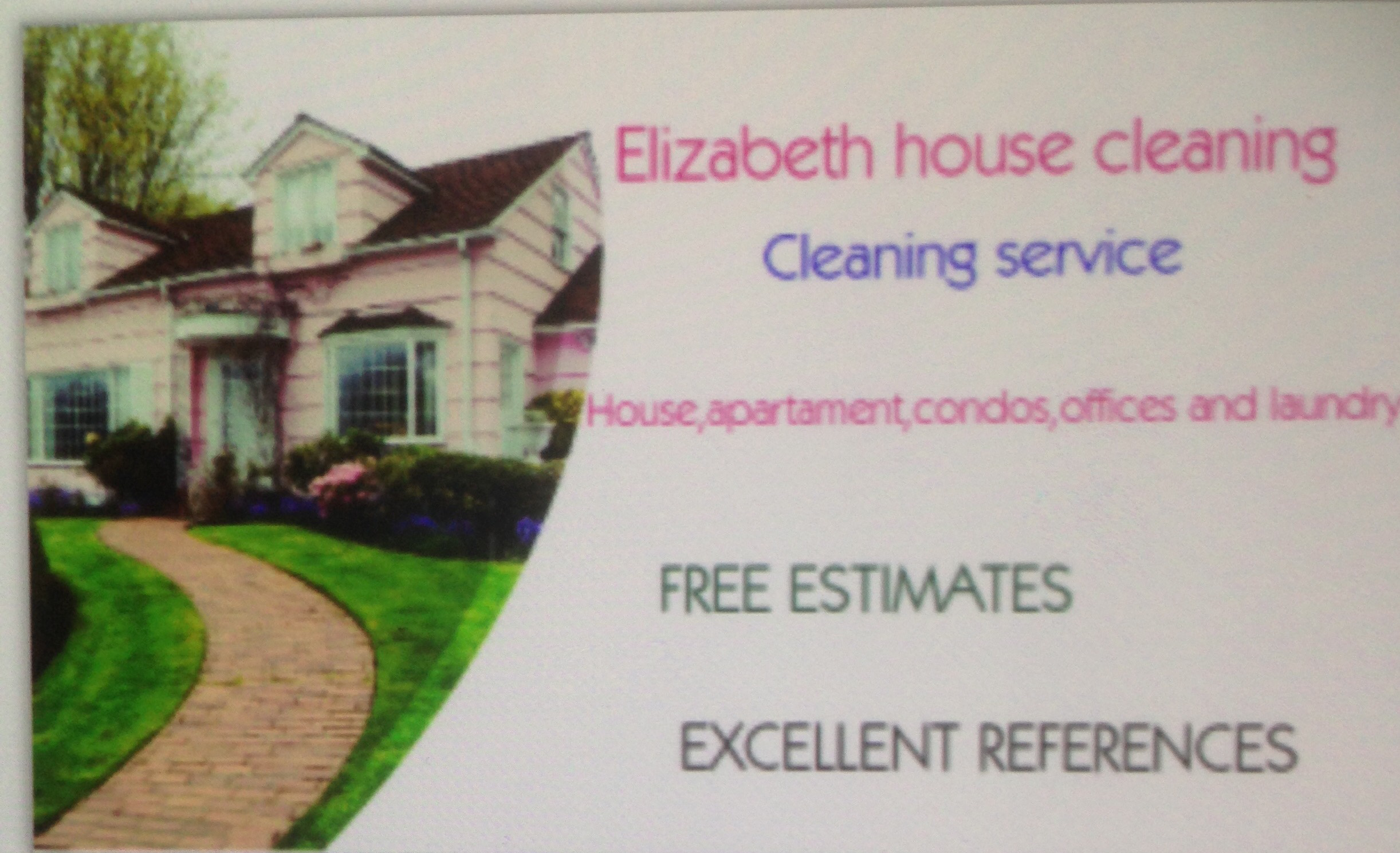Logo for Elizabeth House Cleaning