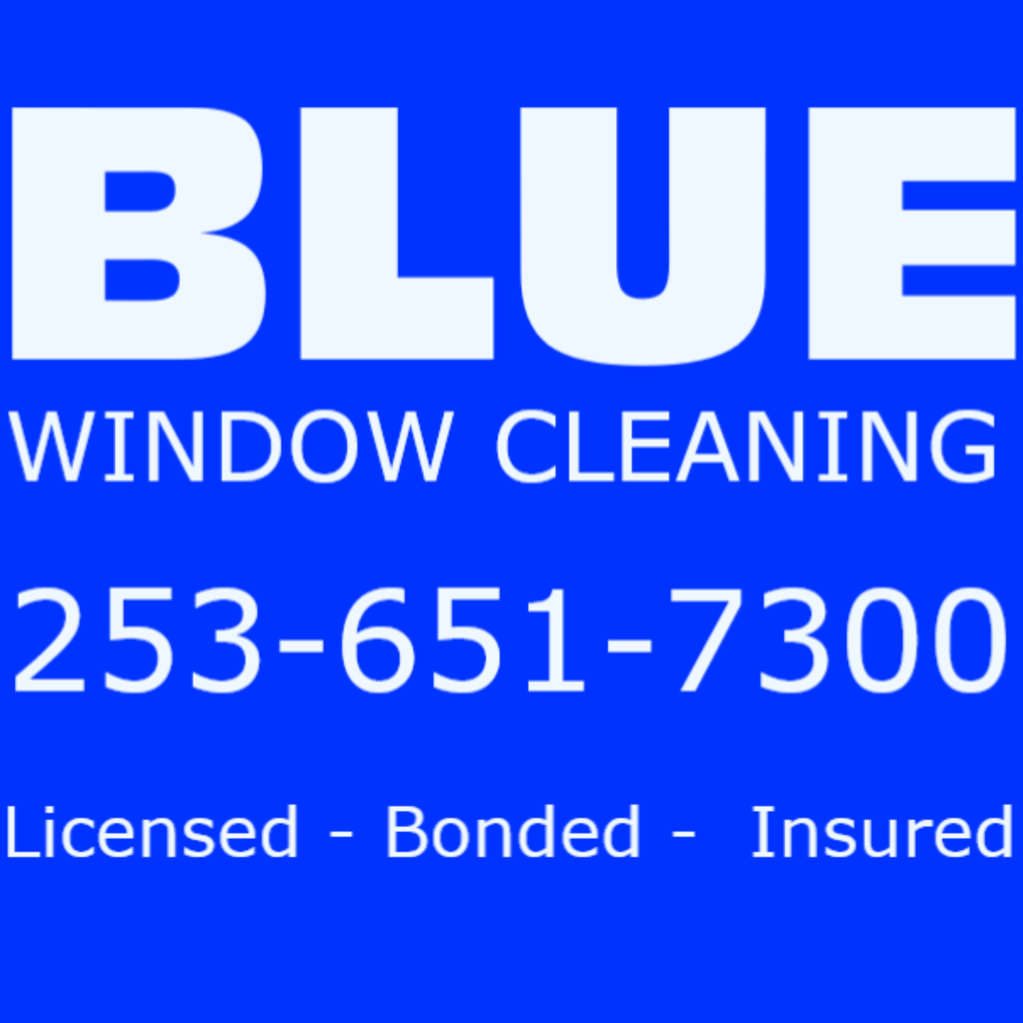 Logo for Blue Window Cleaning