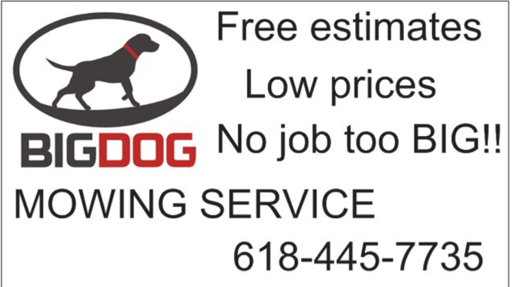 Big Dog Mowing Service logo