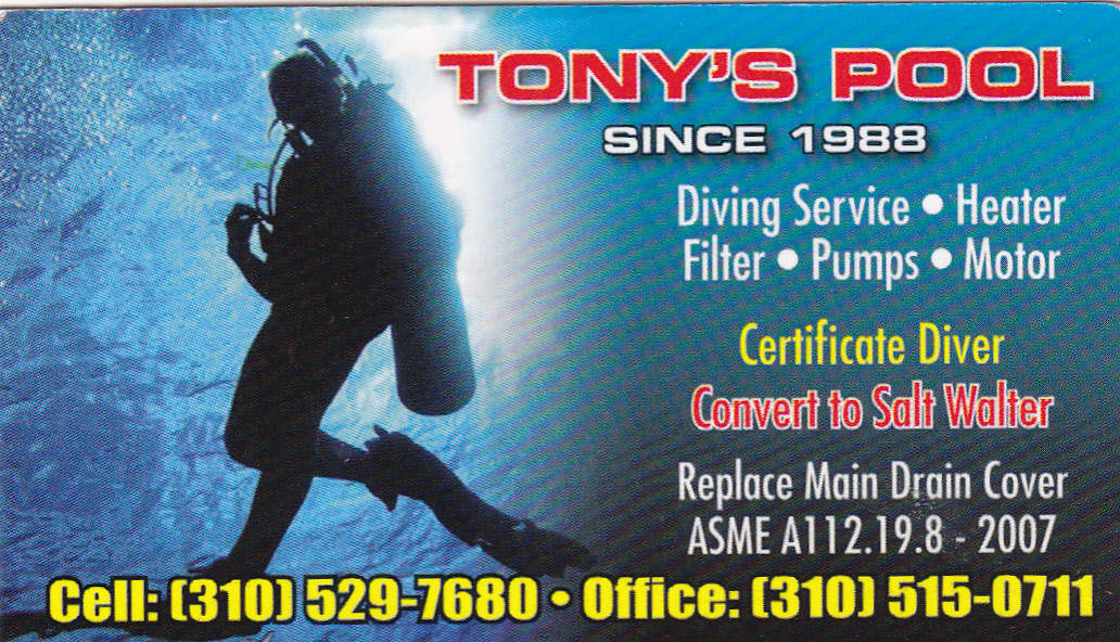 Avatar for TONY'S POOL & SPA SERVICE