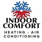 Indoor comfort air conditioning and heating logo