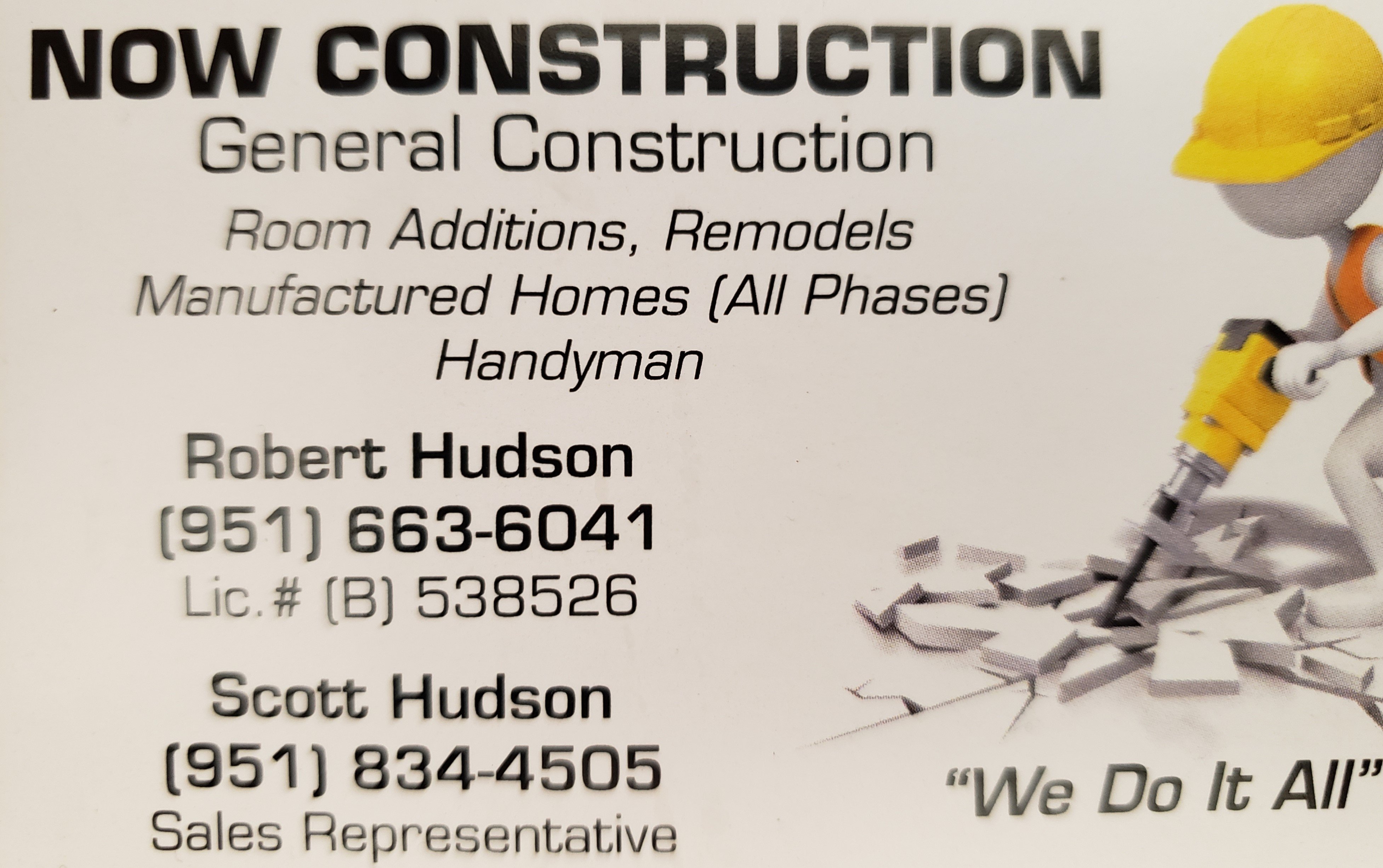 Logo for Now Construction