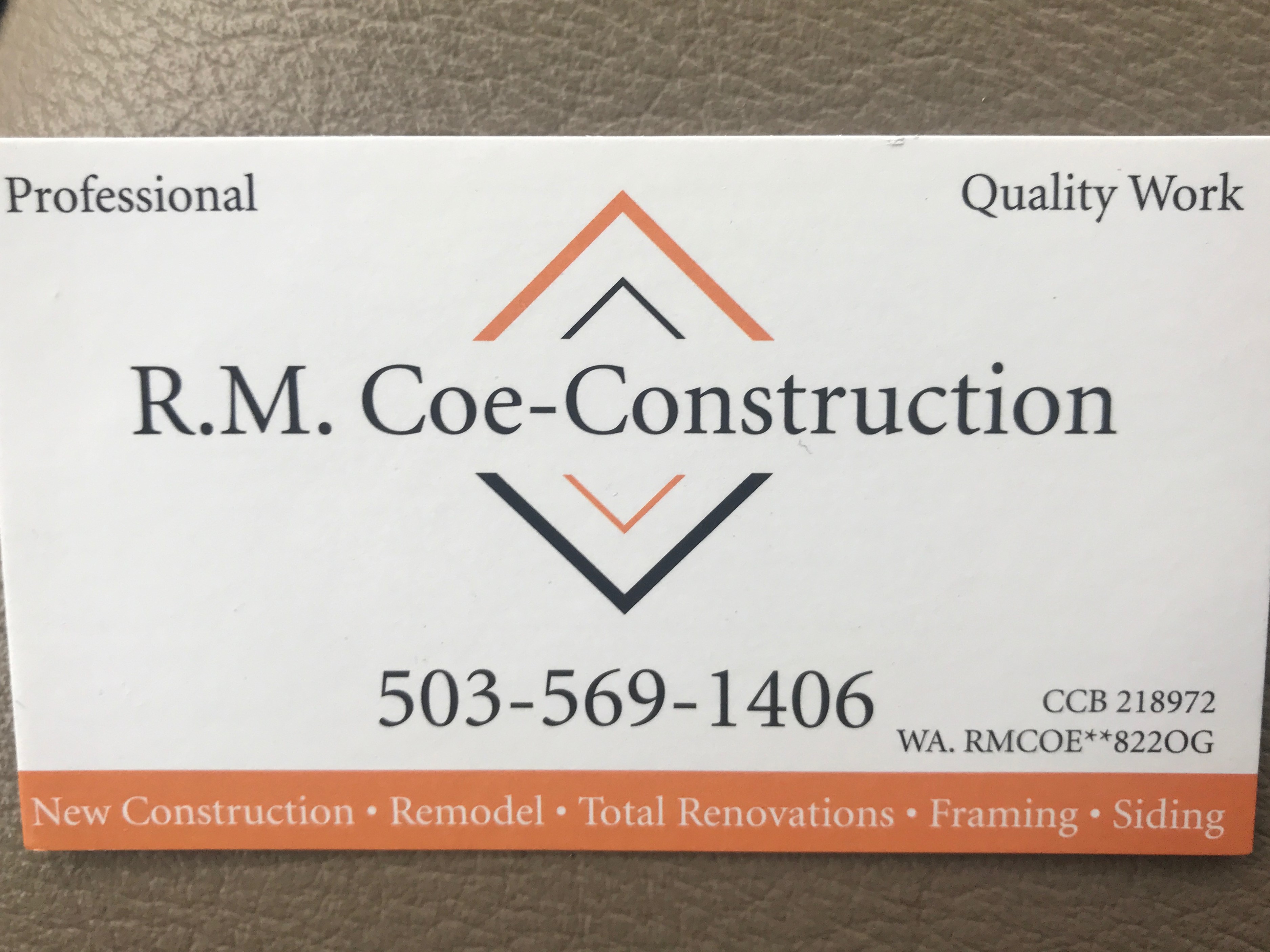 Avatar for R.M.COE-CONSTRUCTION