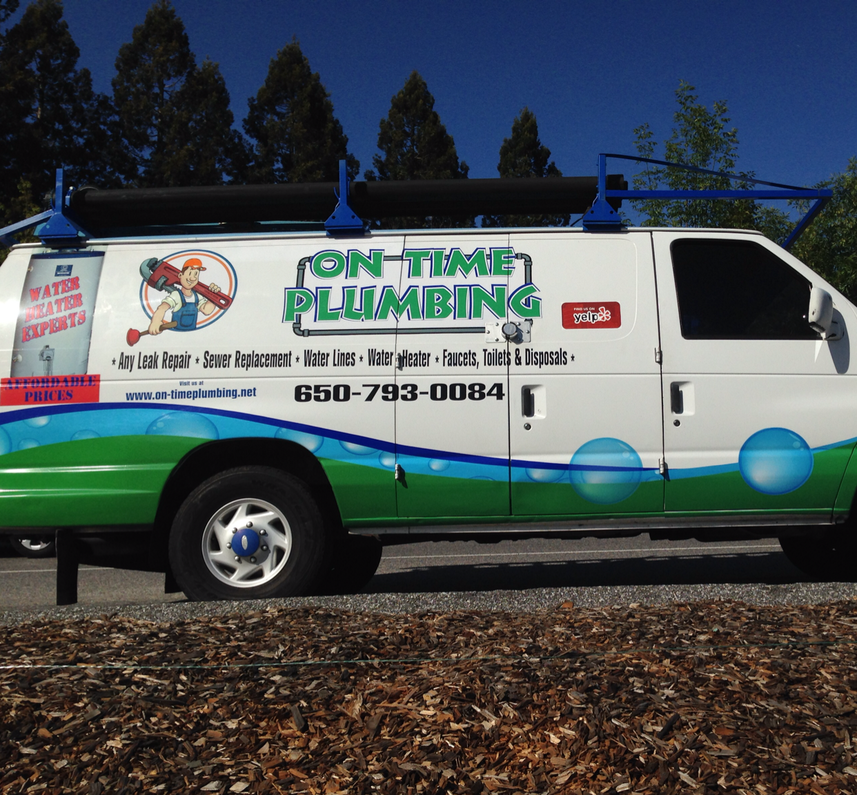 Logo for On Time Plumbing