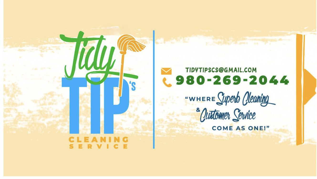 Logo for Tidy Tips Cleaning Service