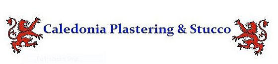 Logo for Caledonia plastering &stucco