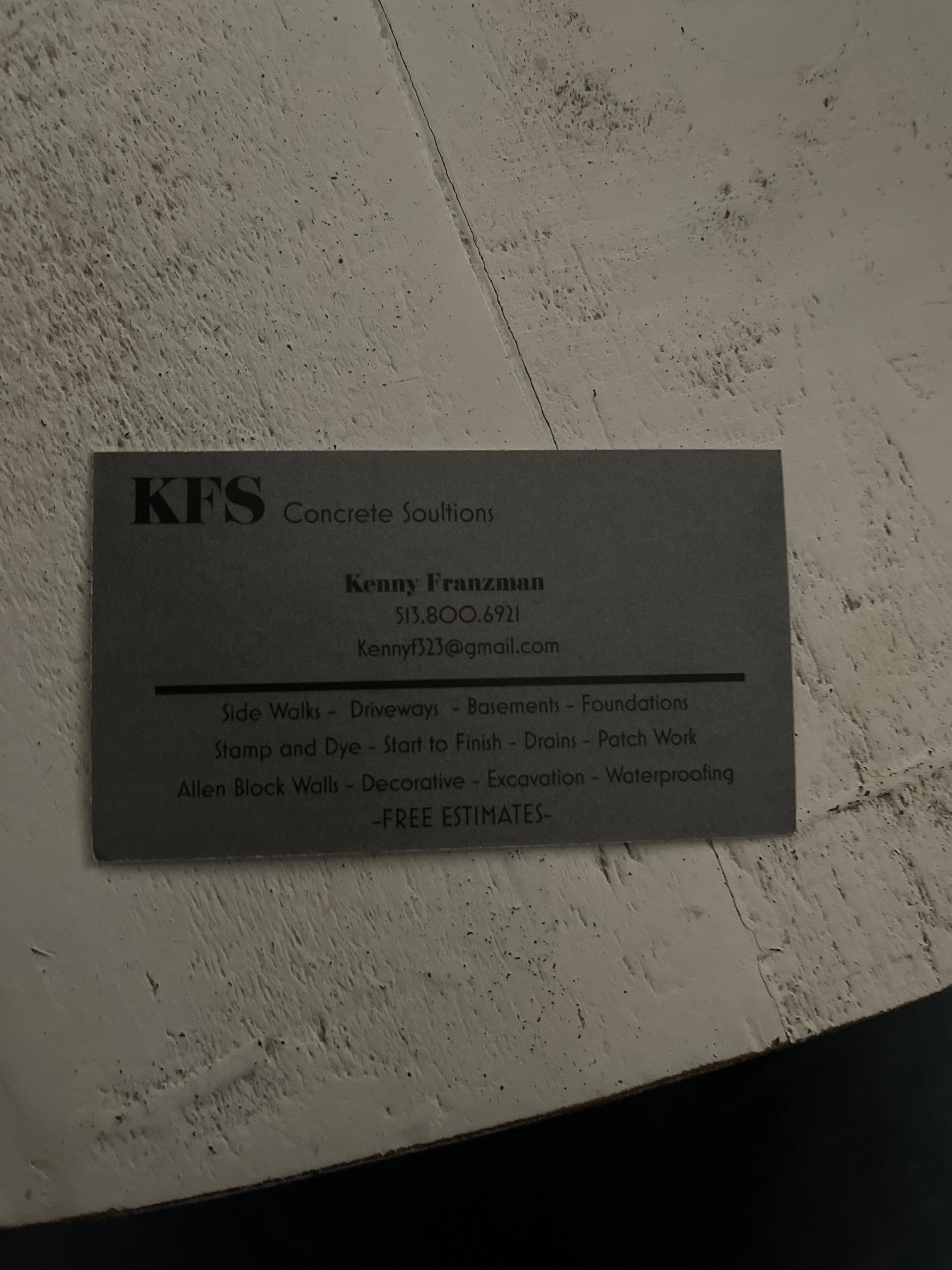 KFS Concrete Solutions logo