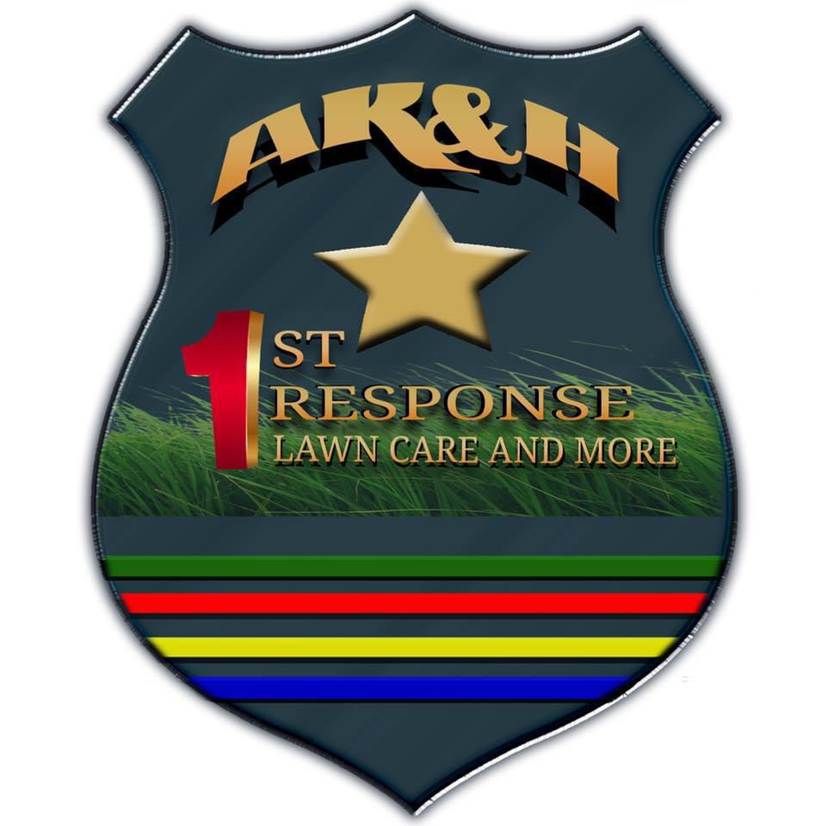 Logo for AK & H 1st Response Lawn Care