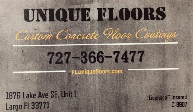 Logo for Unique Epoxy Floors