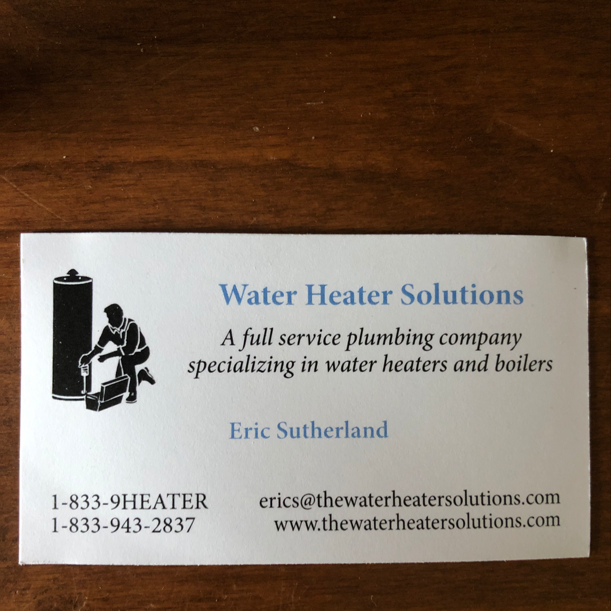 Logo for Water Heater Solutions