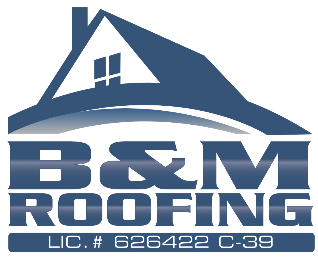 B & M Roofing logo