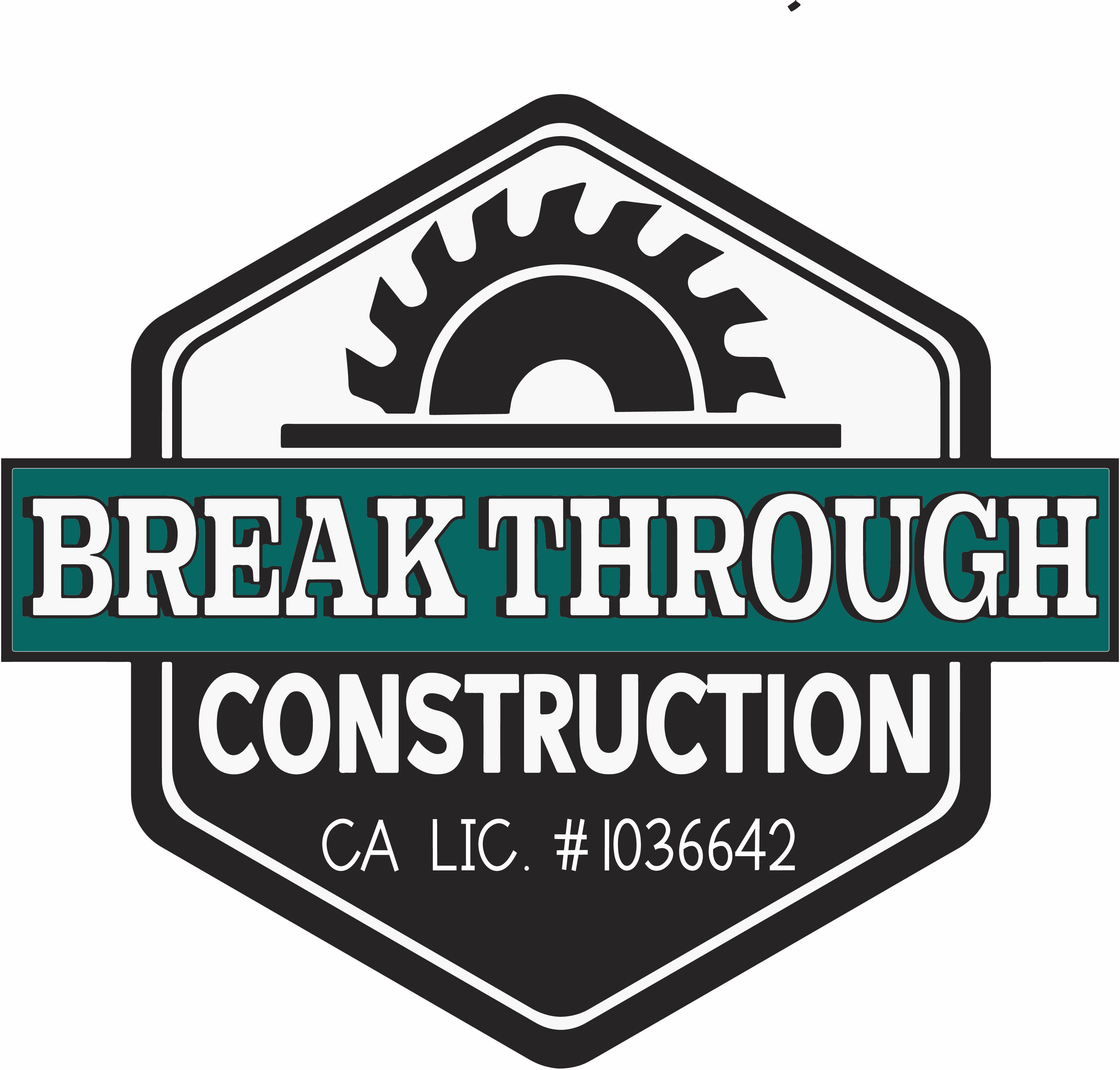 BREAK THROUGH CONSTRUCTION logo