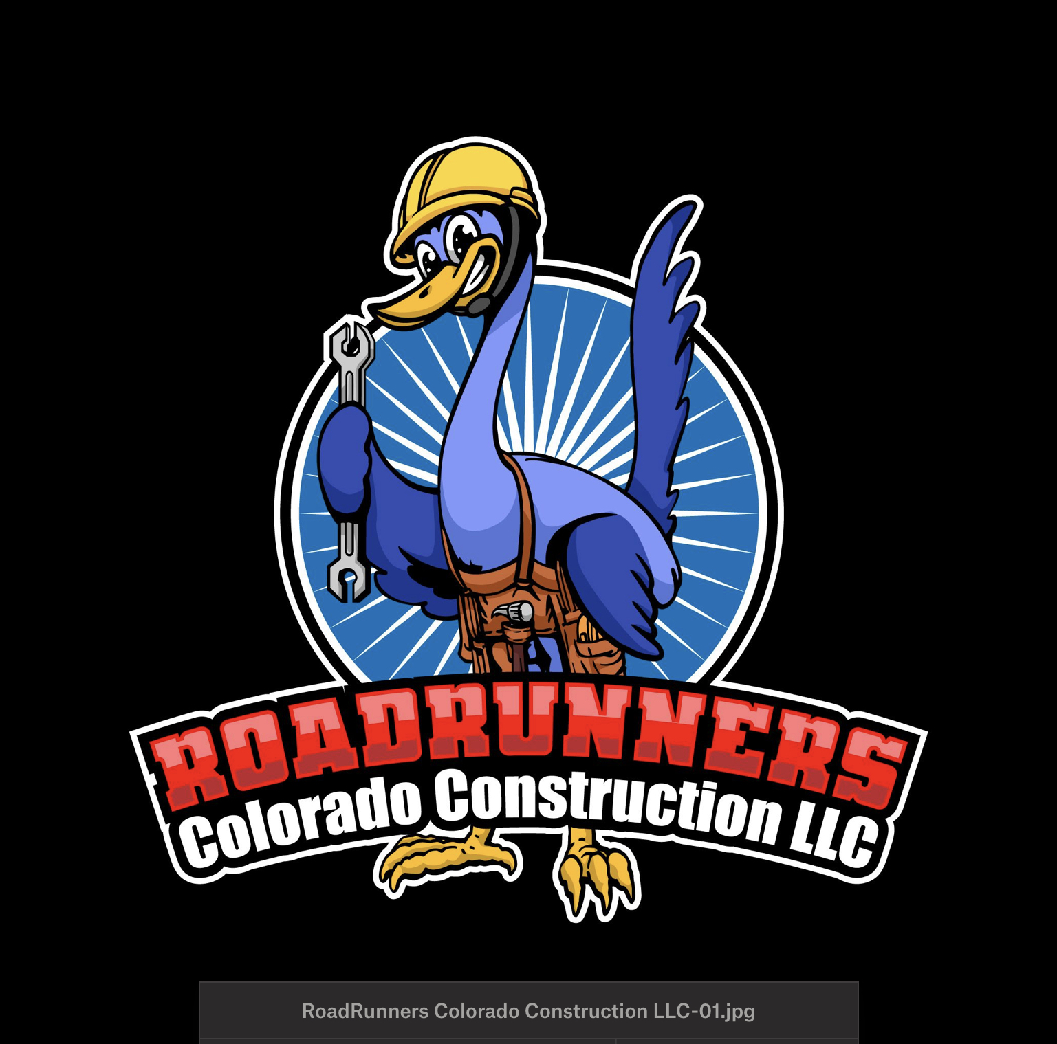 Logo for RoadRunners Colorado Construction Llc