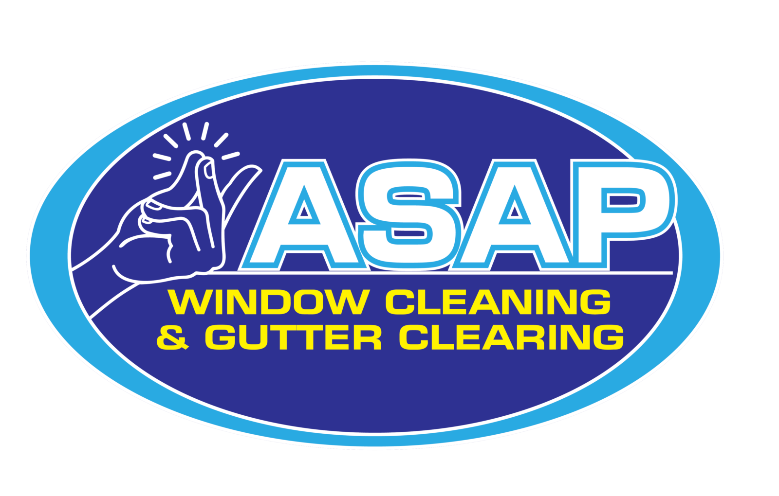 Logo for ASAP Window and Gutter Cleaning, LLC