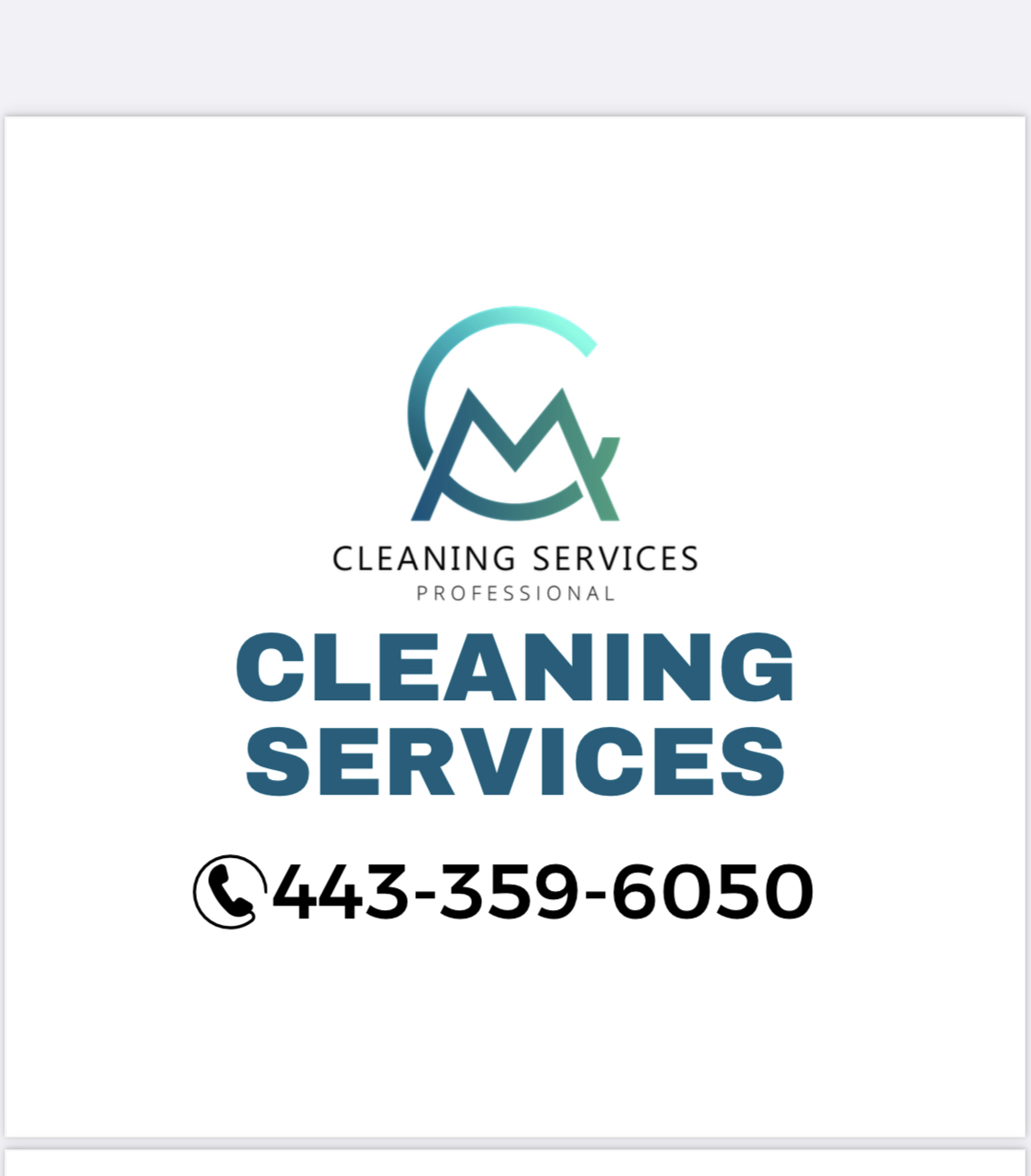Logo for MC Cleaning Services