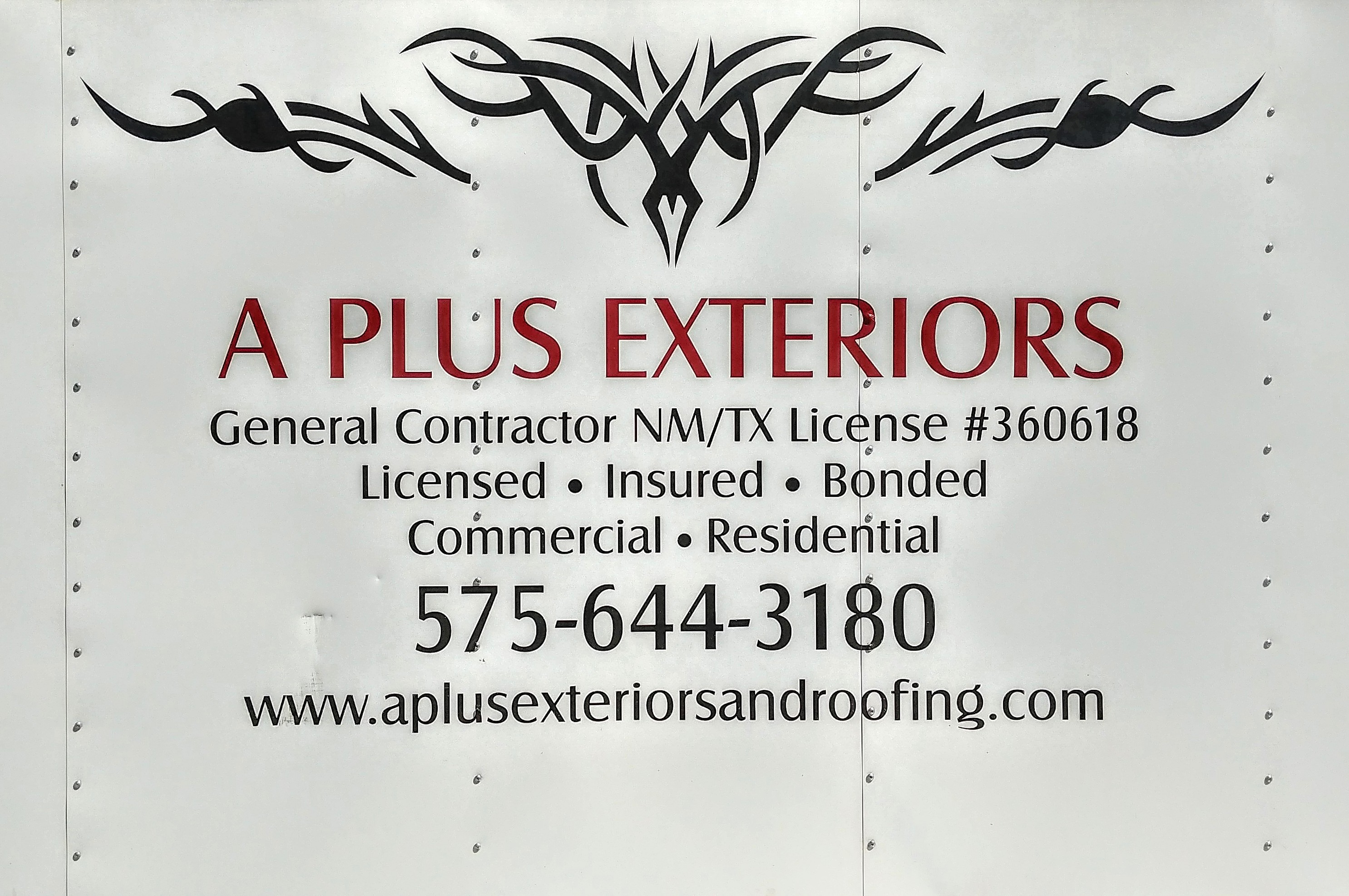 DJ Walker Construction LLC dba A Plus Exteriors logo