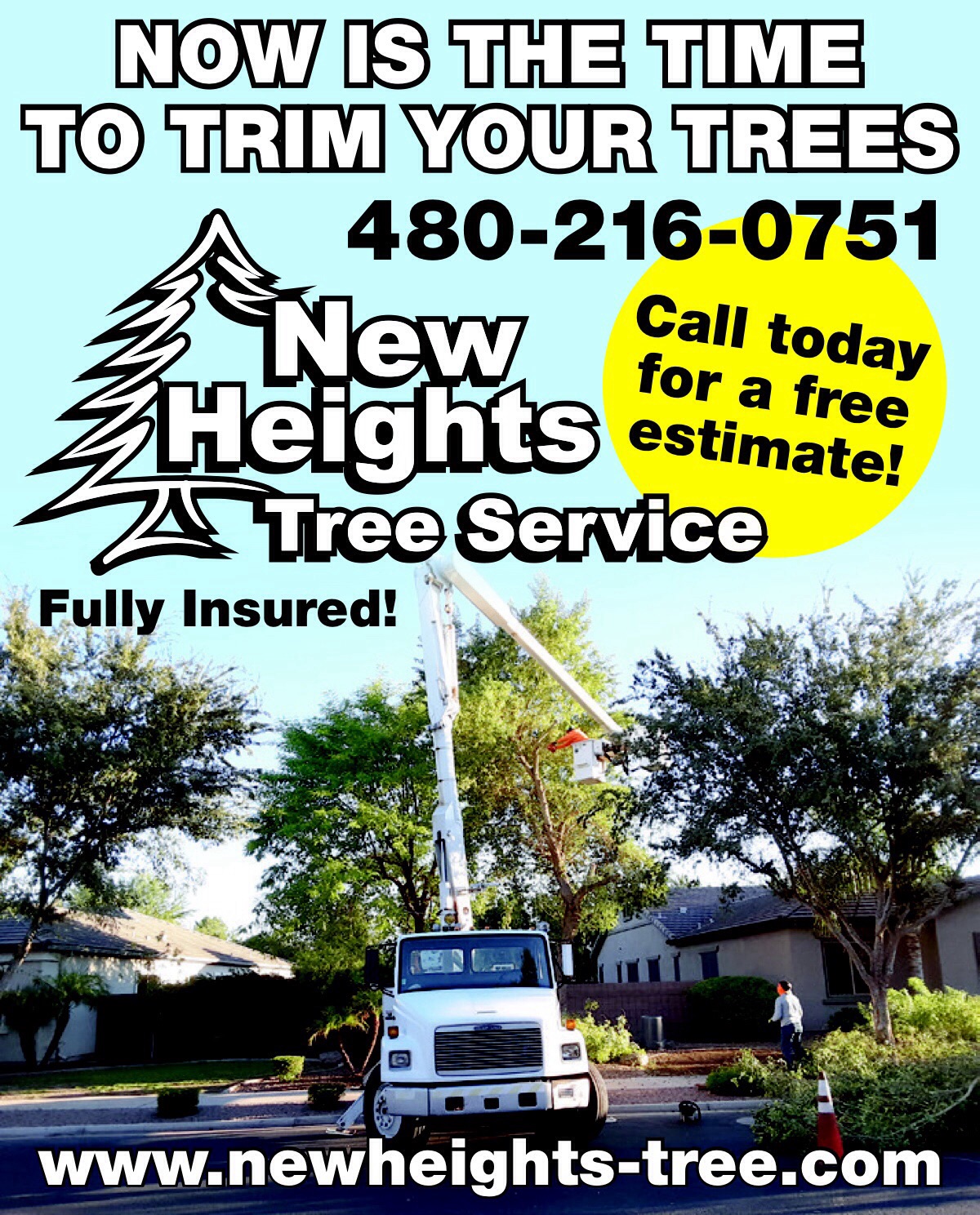 New Heights Tree Service logo