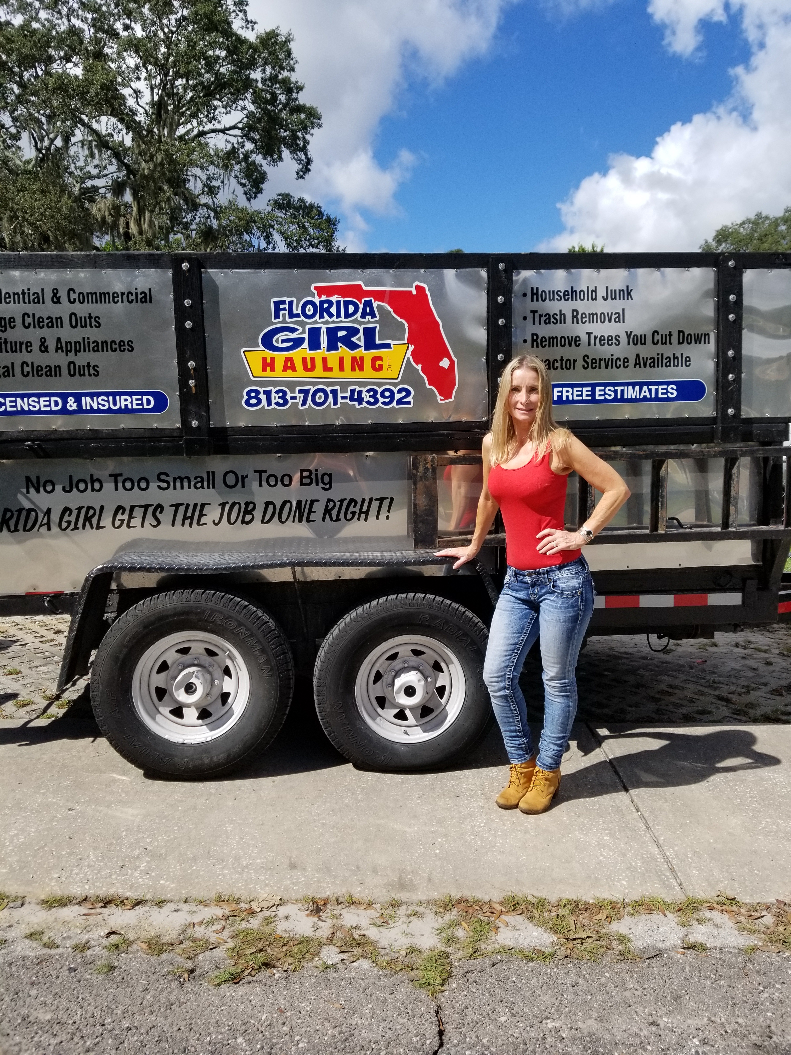 Logo for Florida Girl Hauling