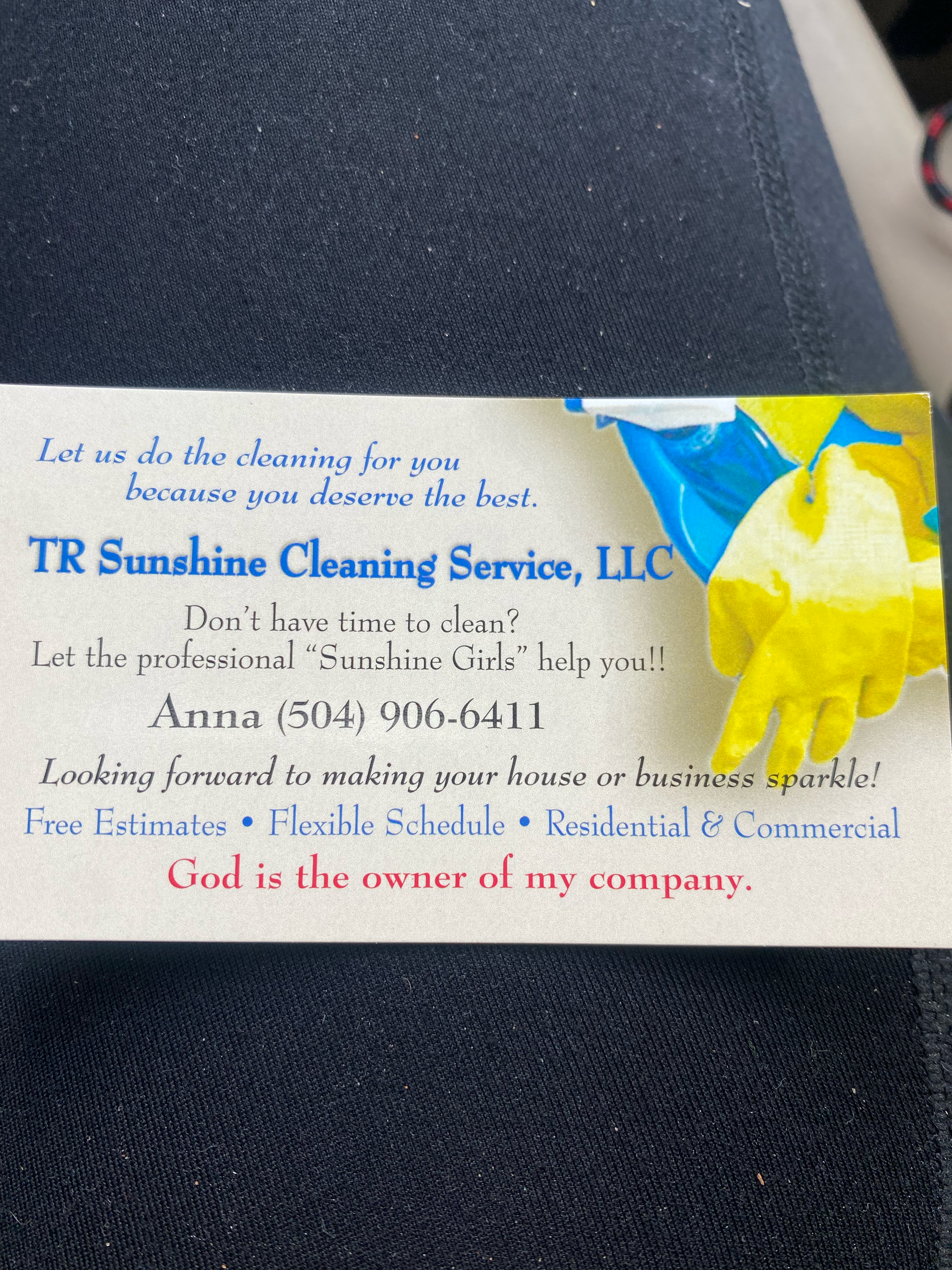Avatar for TR Sunshine Cleaning Service, LLC