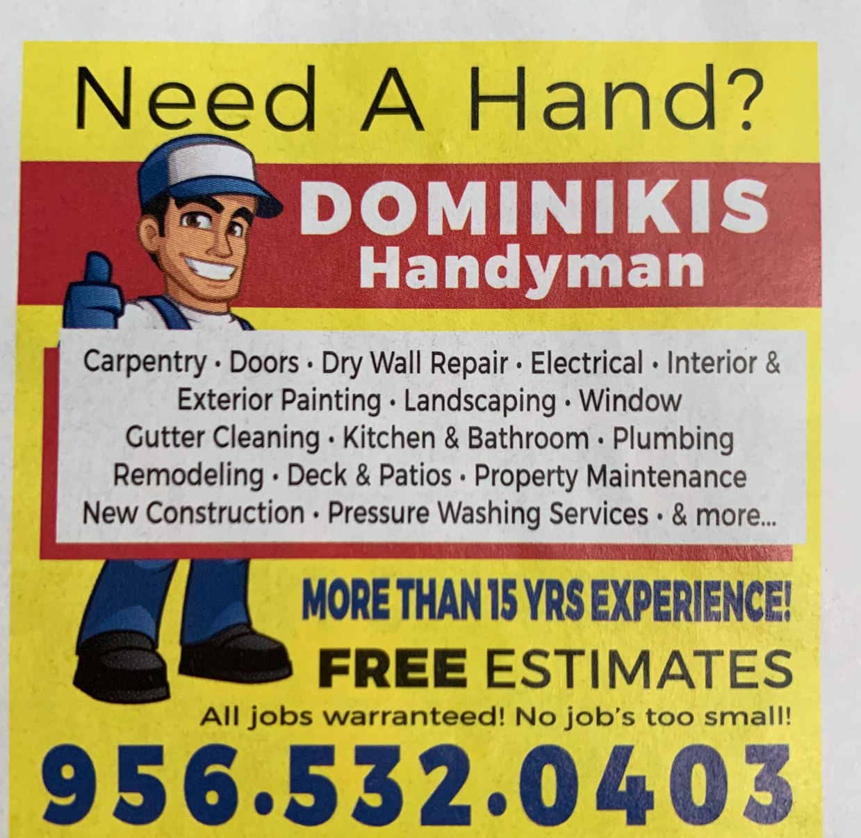 Avatar for Dominiky Remodeling & Handyman Services