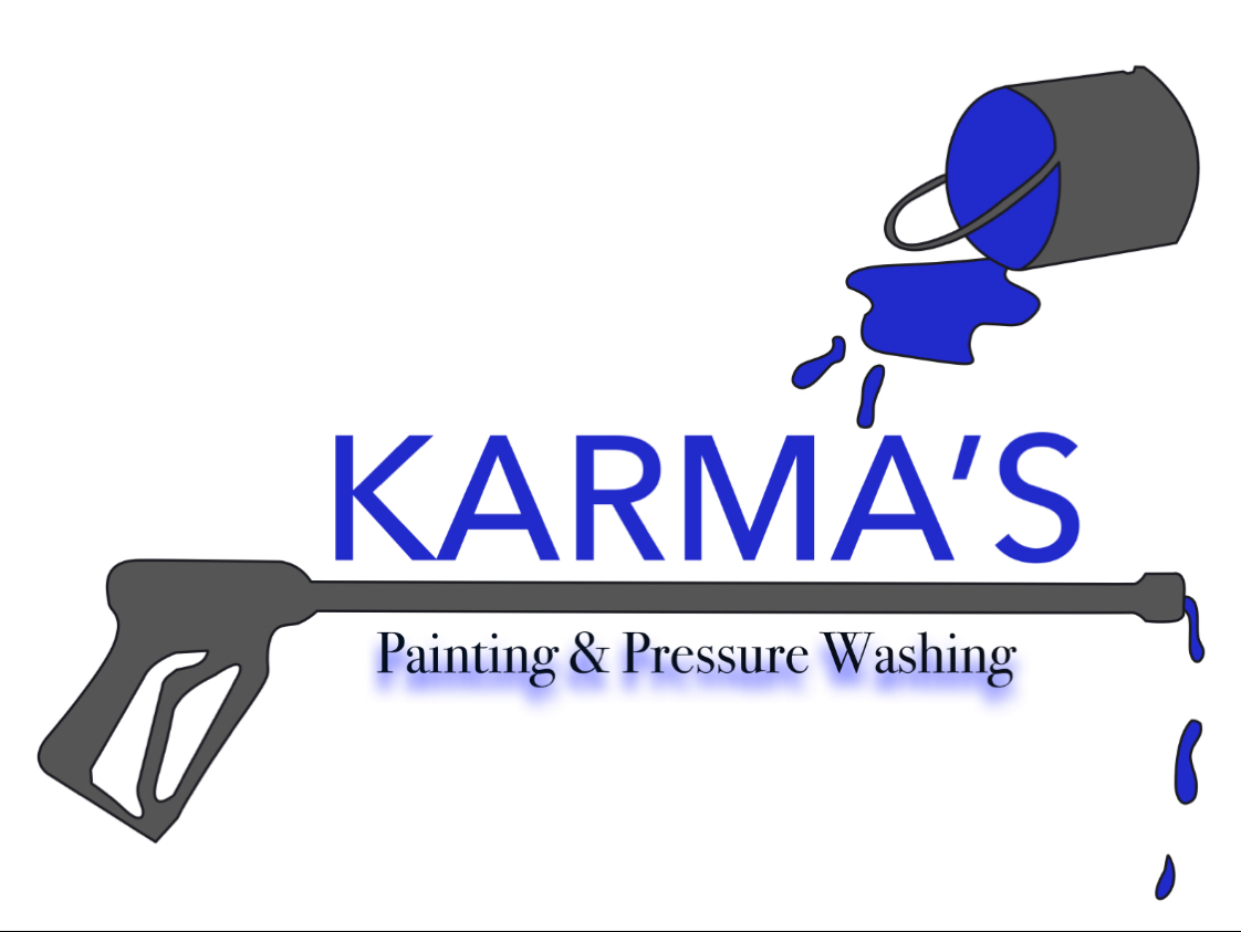 Karmas painting and pressure washing logo