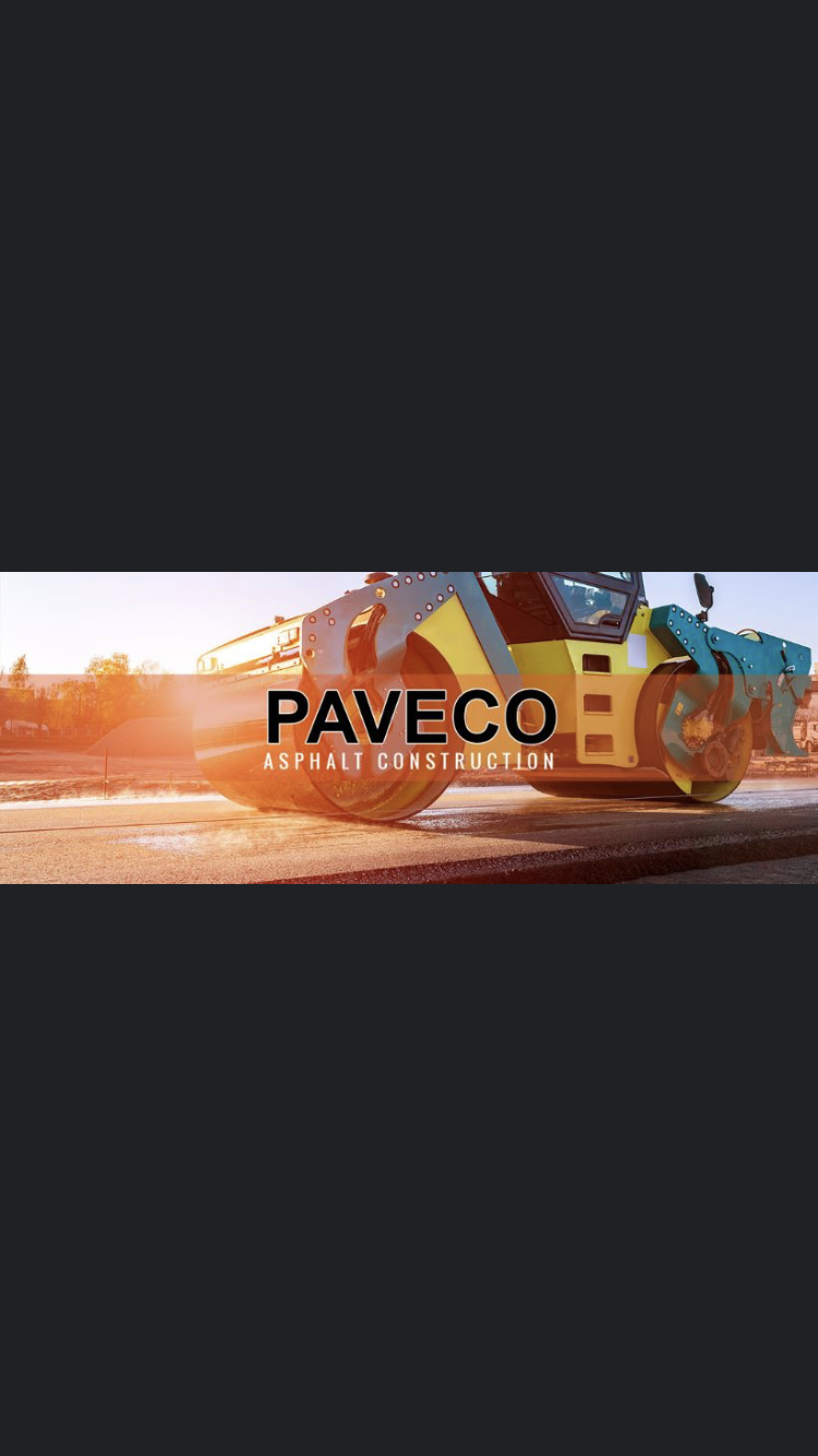 Logo for PaveCo asphalt construction