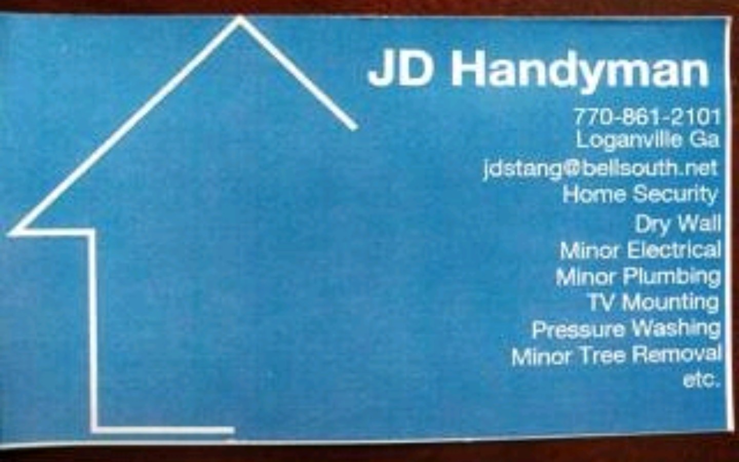 JD Handyman logo