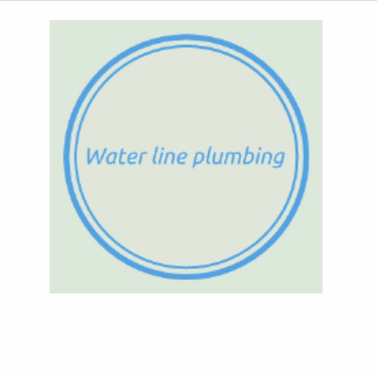 Water Line Plumbing logo