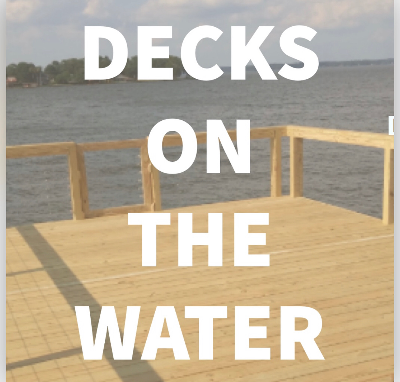 Logo for Decks On The Water