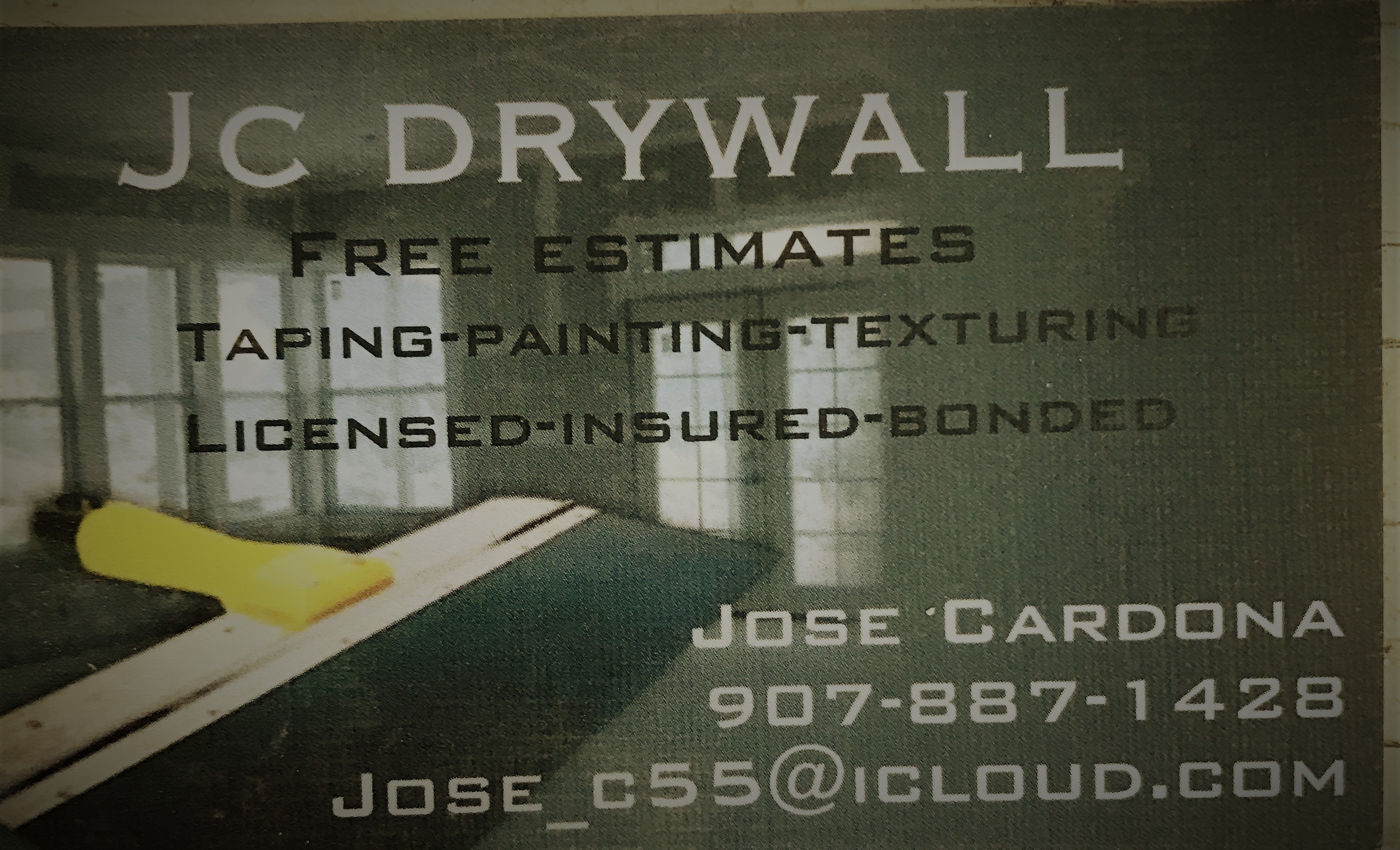 Jc drywall and paint logo
