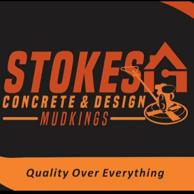 Stokes concrete and Design logo