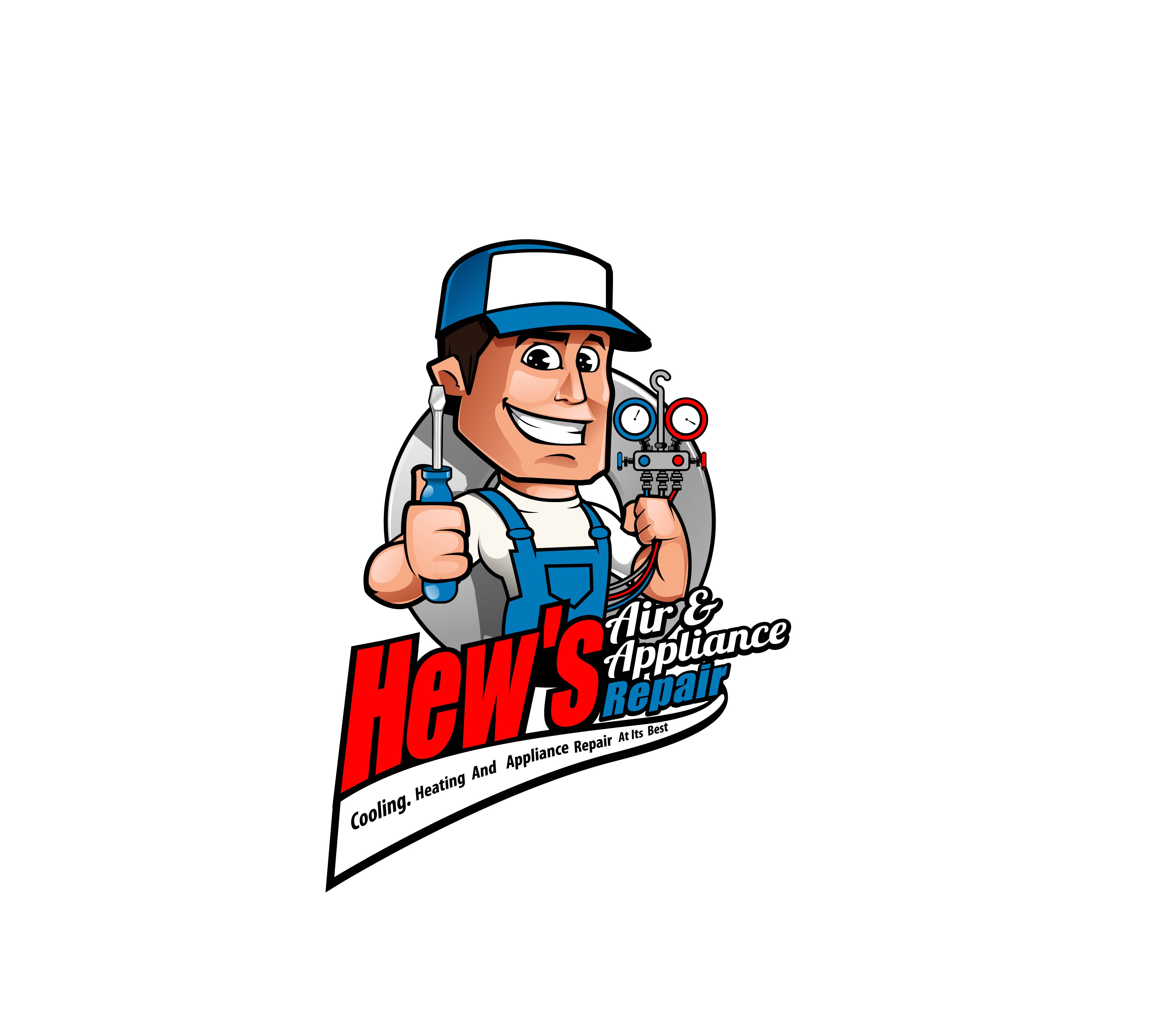 Hew's Air & Appliance Repair logo
