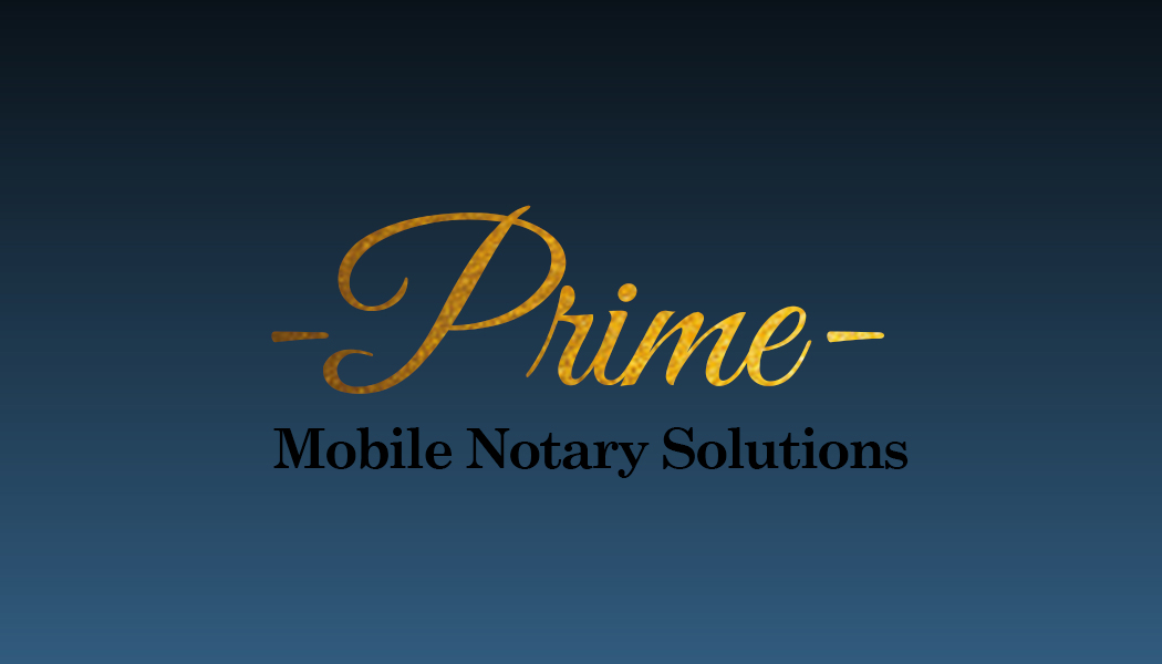 Prime Mobile Notary Solutions logo