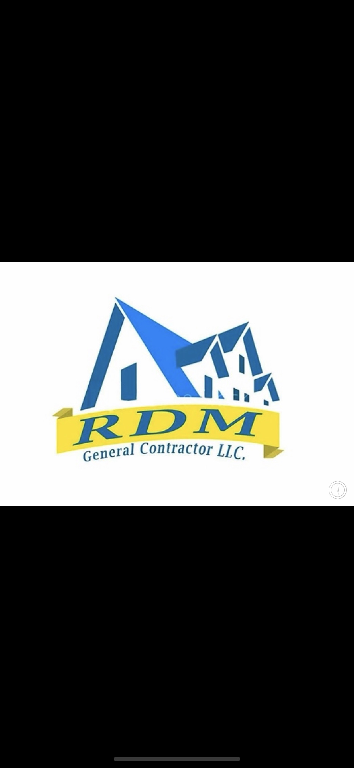 Logo for RDM General Contractor LLC