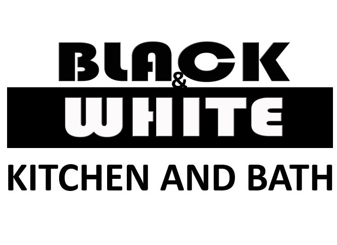 BLACK & WHITE KITCHEN AND BATH logo