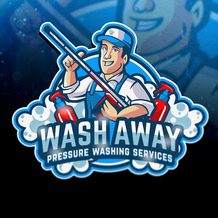 Wash Away Pressure Washing logo