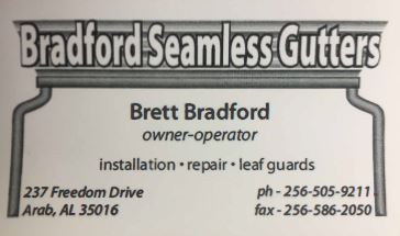 Logo for Bradford Seamless Gutters