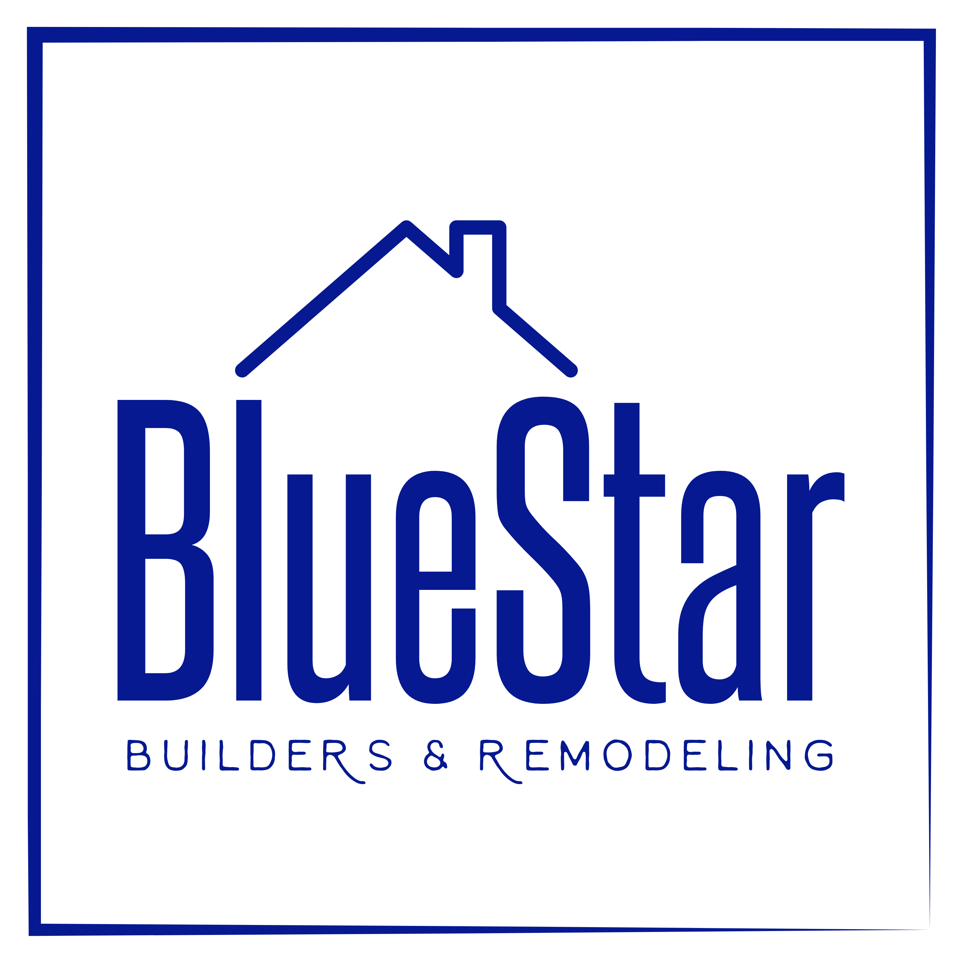 BlueStar Builders & Remodeling logo