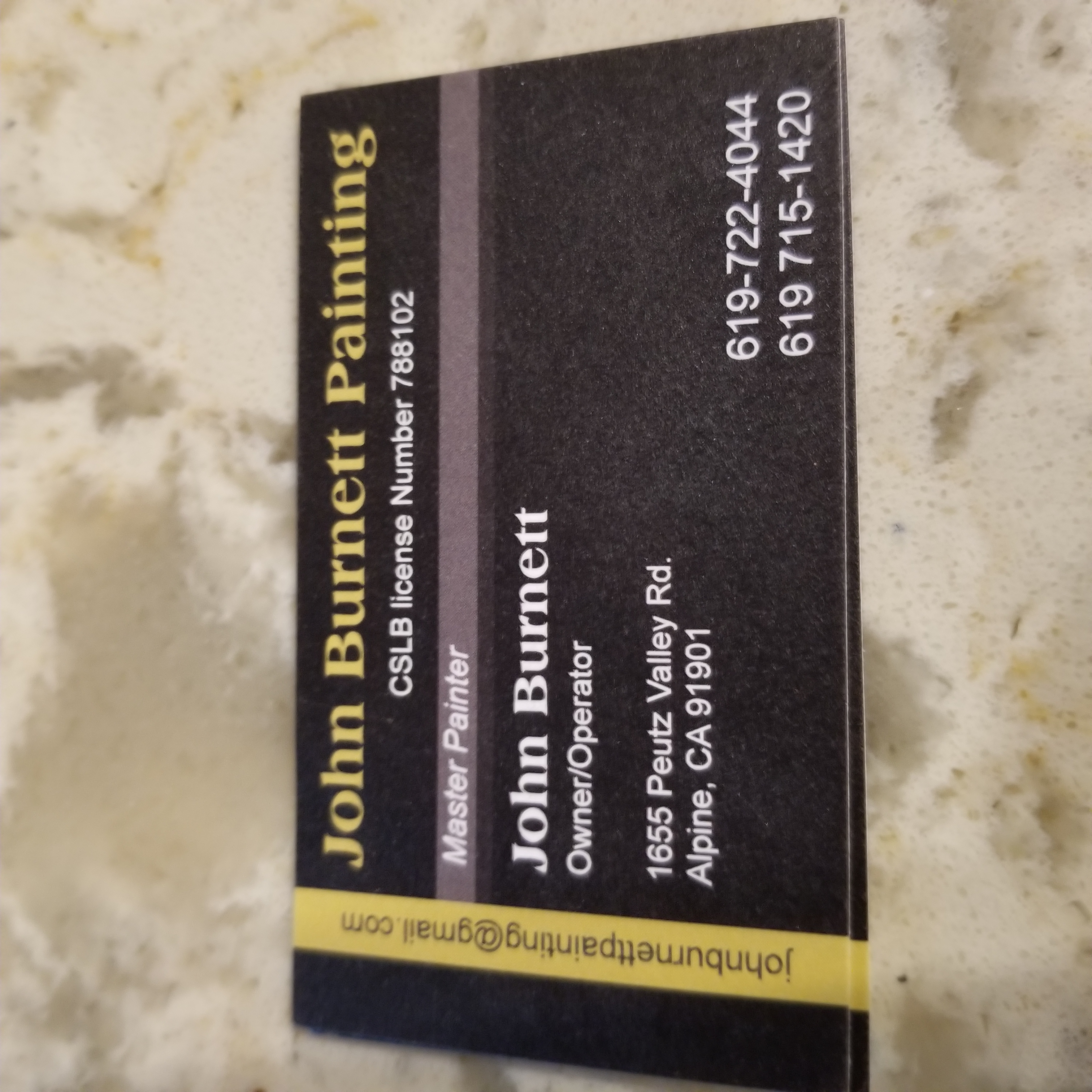 Logo for John Burnett Painting