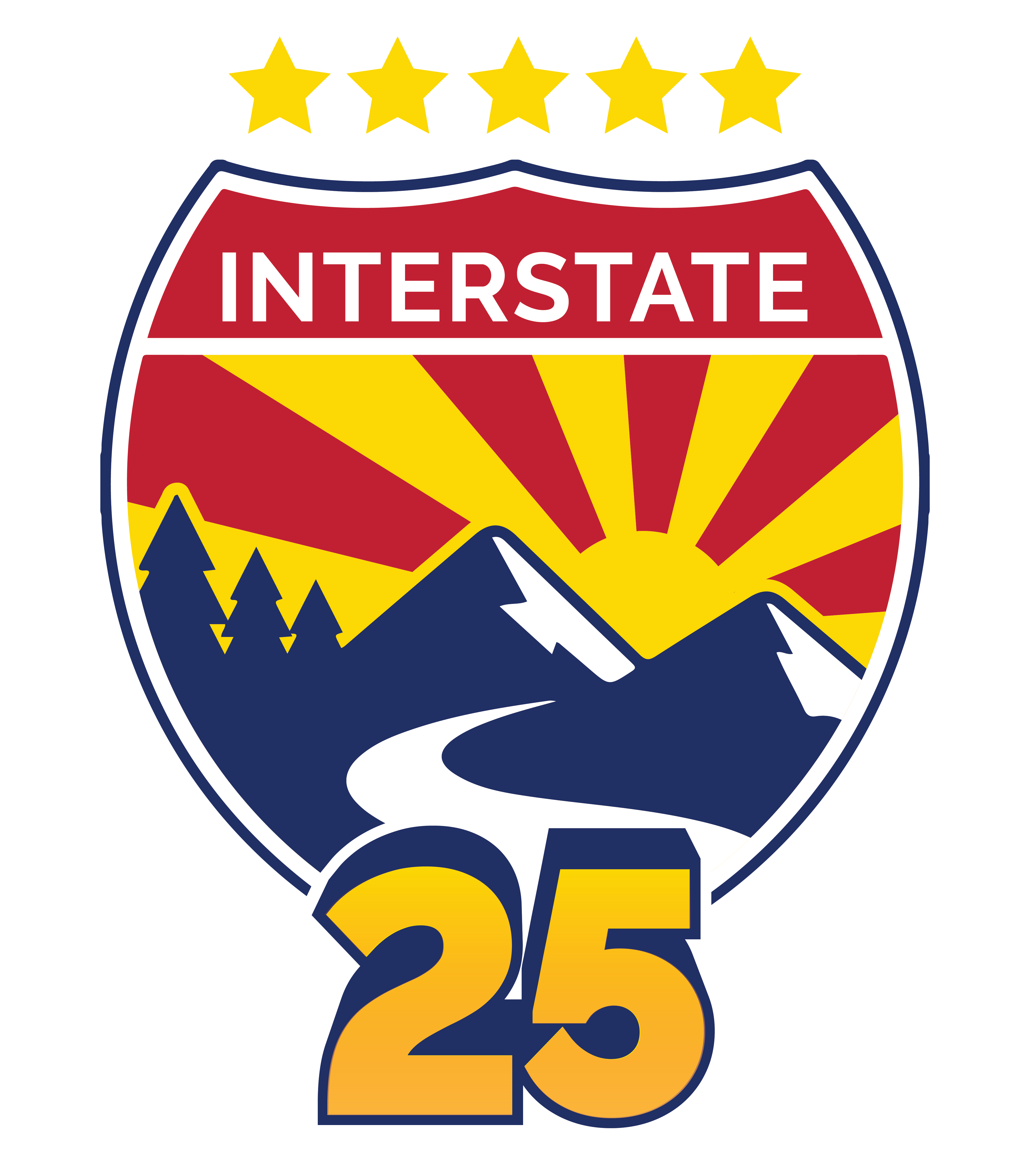 Interstate 25 Mechanical logo