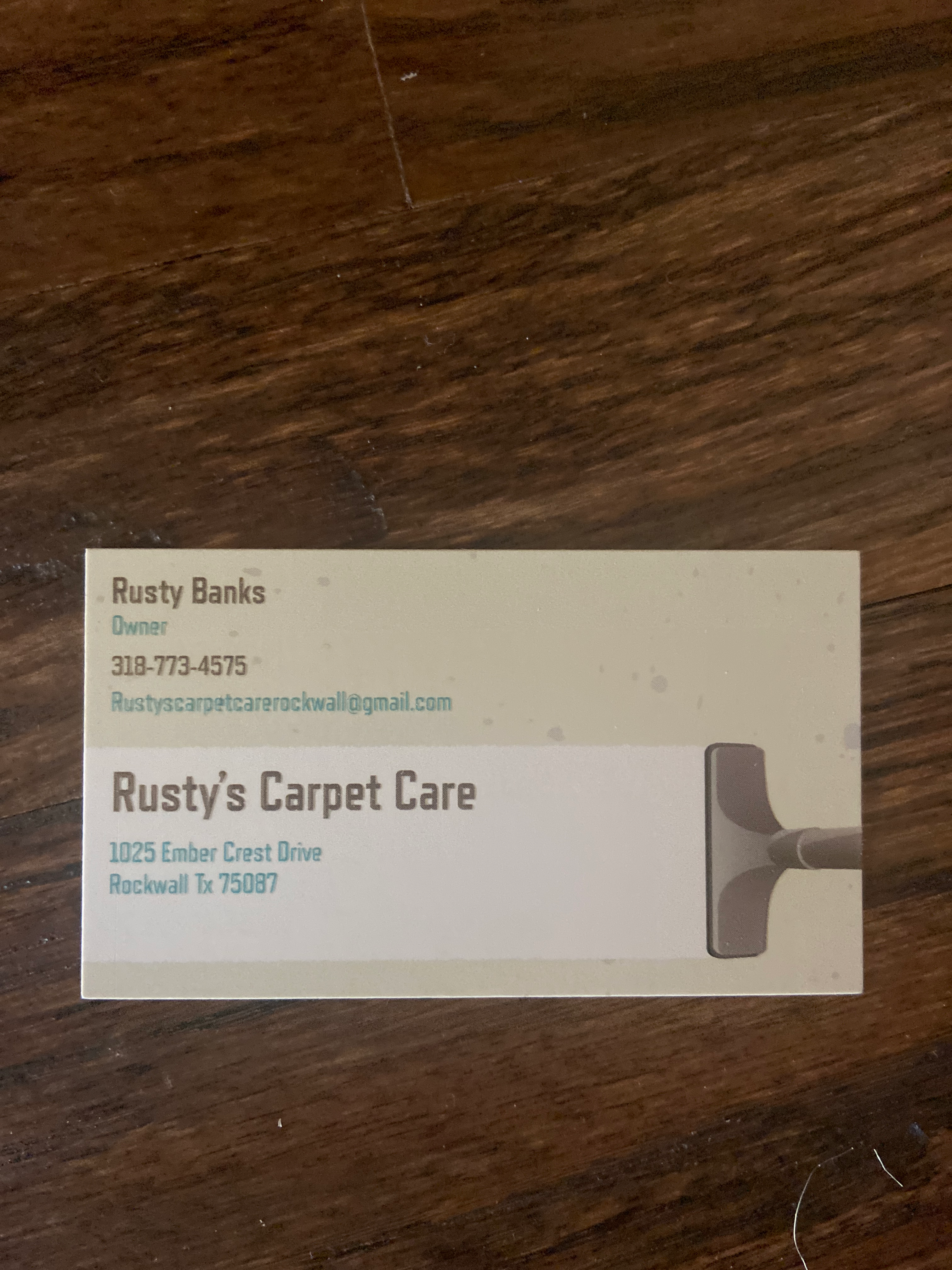 Logo for Rusty's Carpet Care