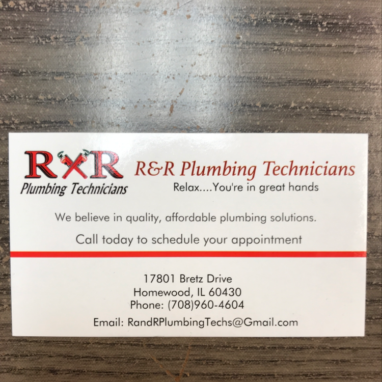 R&R Plumbing Technicians logo