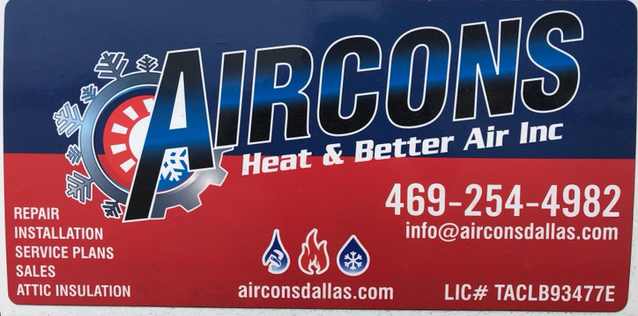 AIRCONS HEAT AND BETTER AIR INC logo
