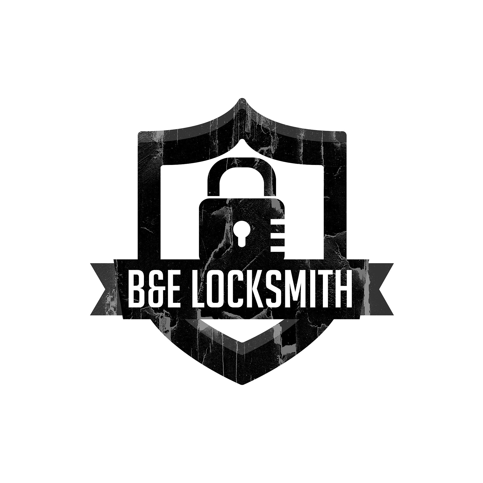 B&E Locksmith logo