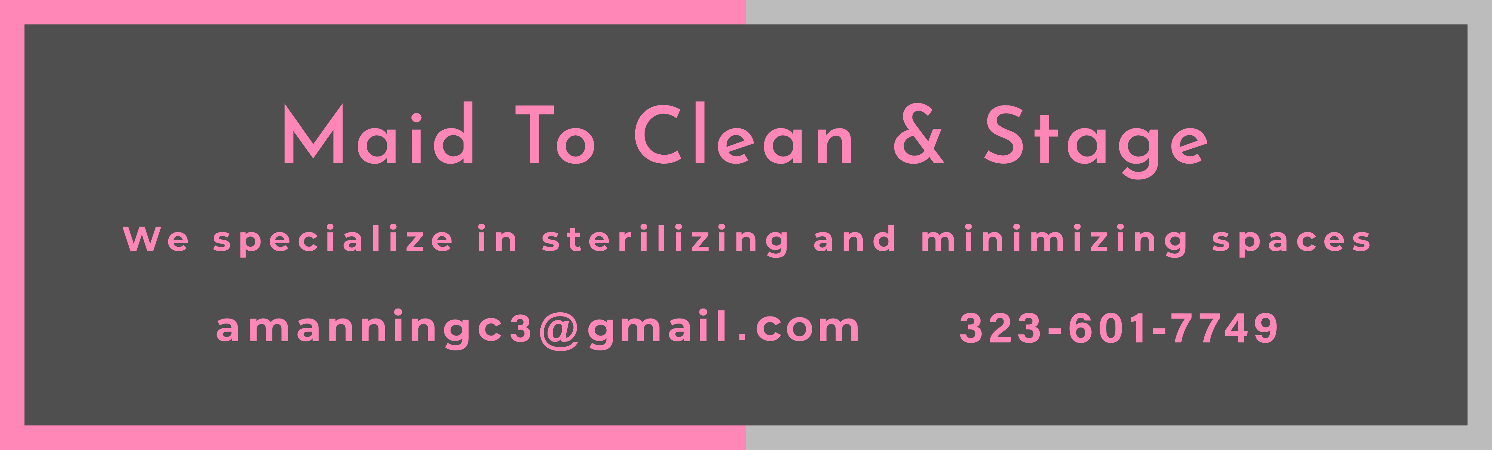 Logo for Maid To Clean & Stage