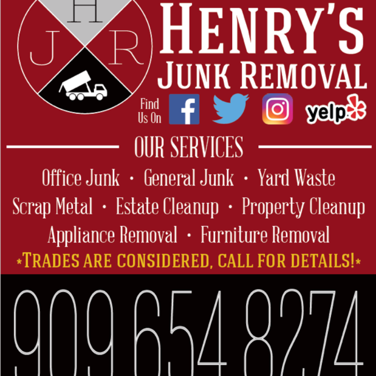 Henry's Junk Removal logo