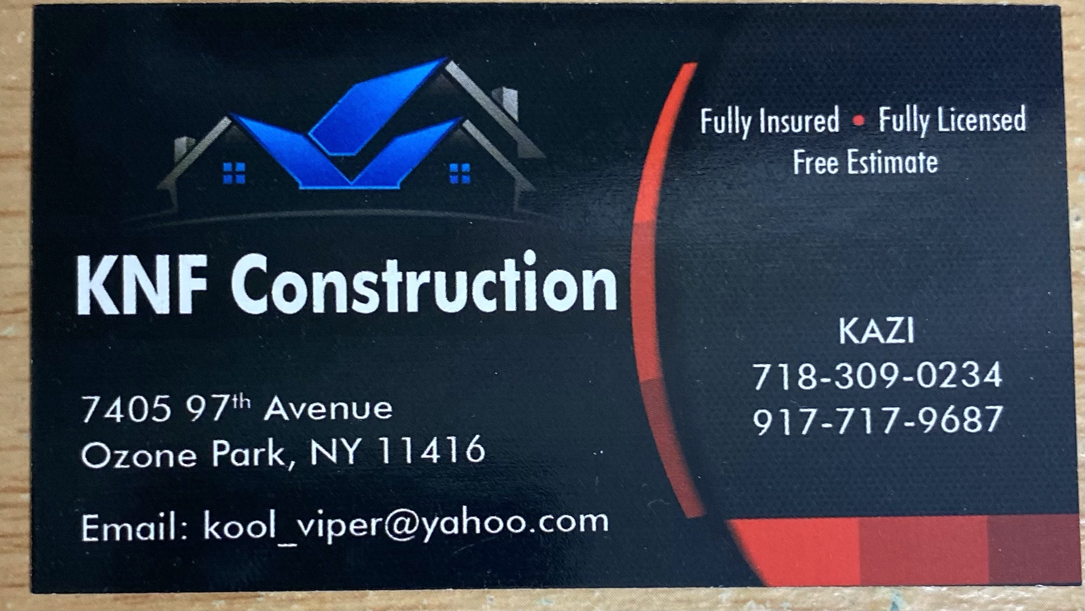 KNF Construction logo