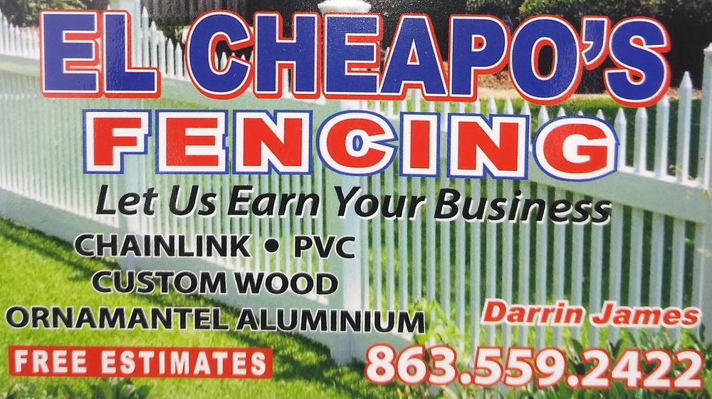 EL Cheapo's Fencing LLC logo