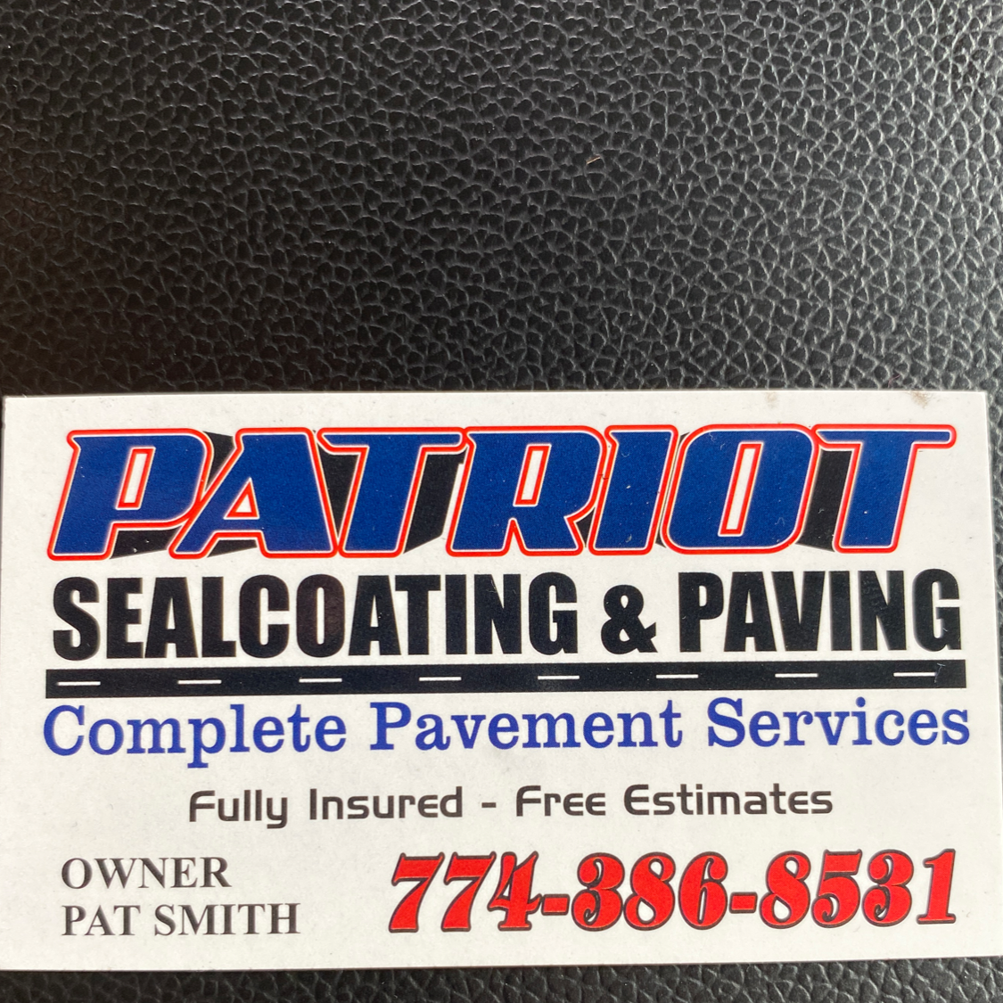 Patriot Sealcoating and Paving logo