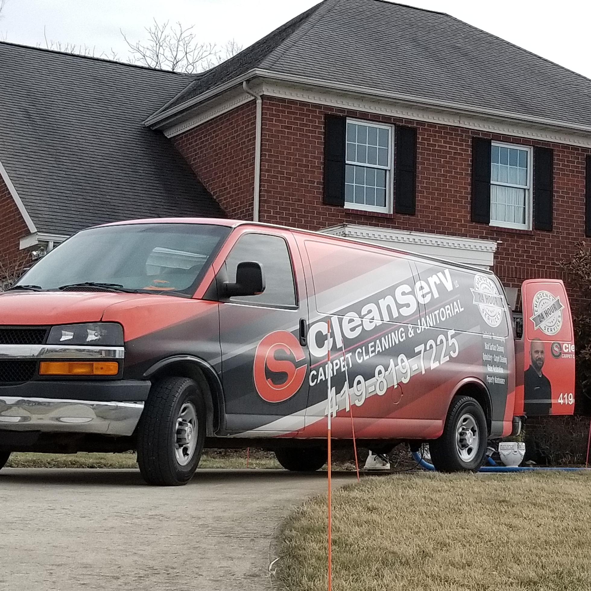 CleanServ Carpet and Janitorial LLC logo